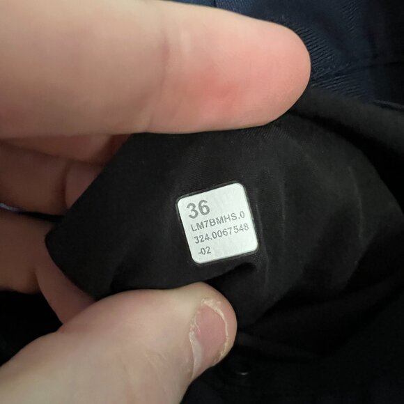 179 Lululemon Commision Shorts Size 36 Color Navy Blue - Picture 4 of 4